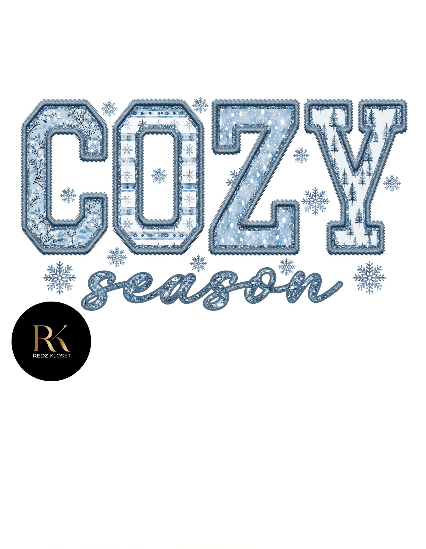 "COZY Season" DTF Transfer #024