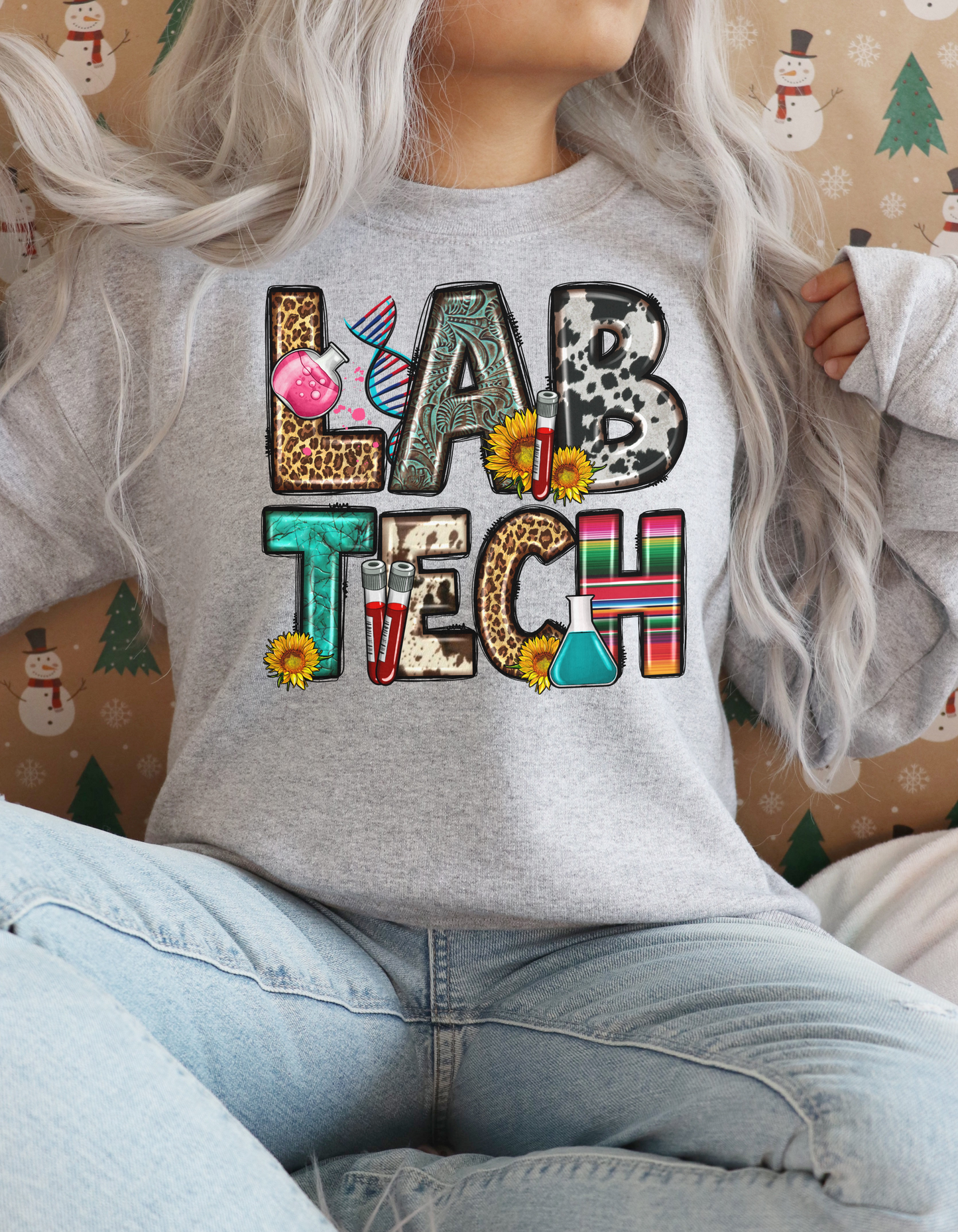 "Lab Tech Multicolor" DTF Heat Transfer