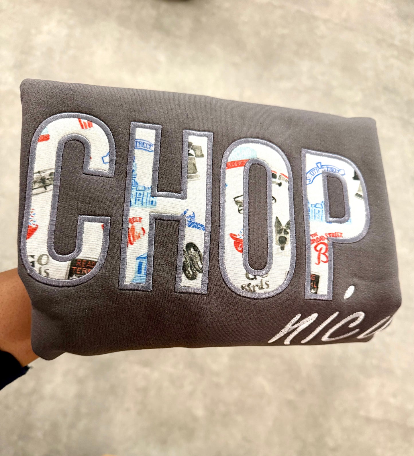 Philly Spirit Embroidery Sweatshirt