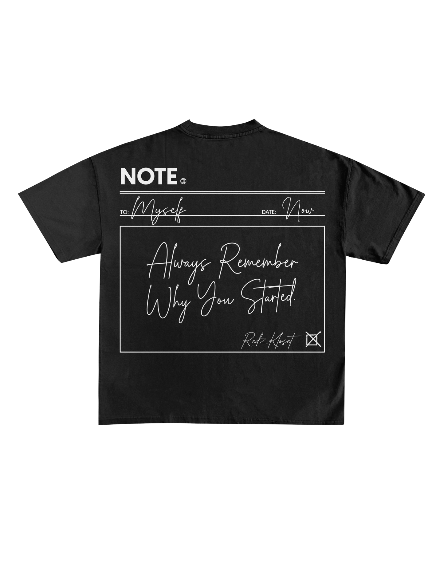 "N O T E" T-shirt