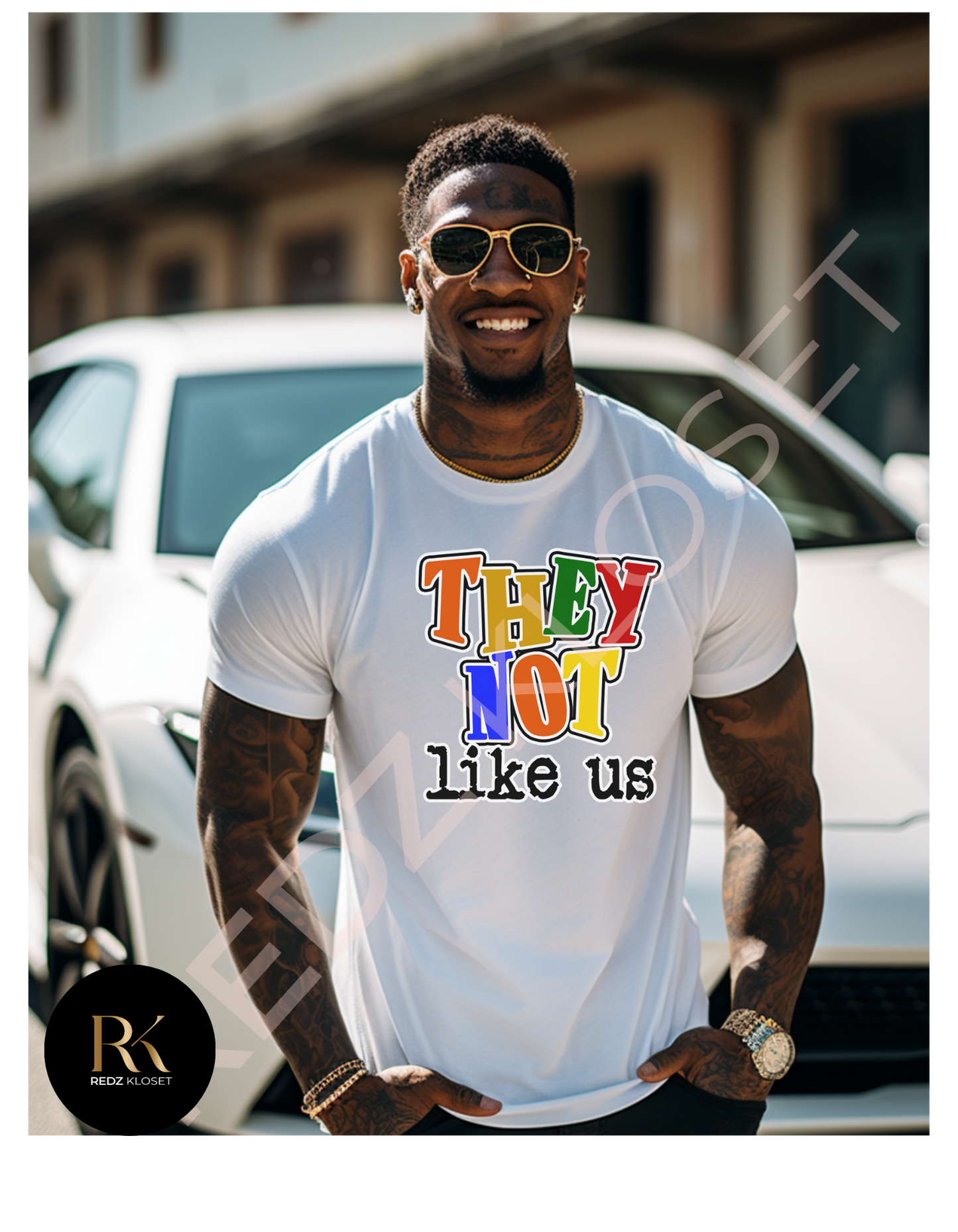 "They Not Like Us" DTF Heat Transfer #012