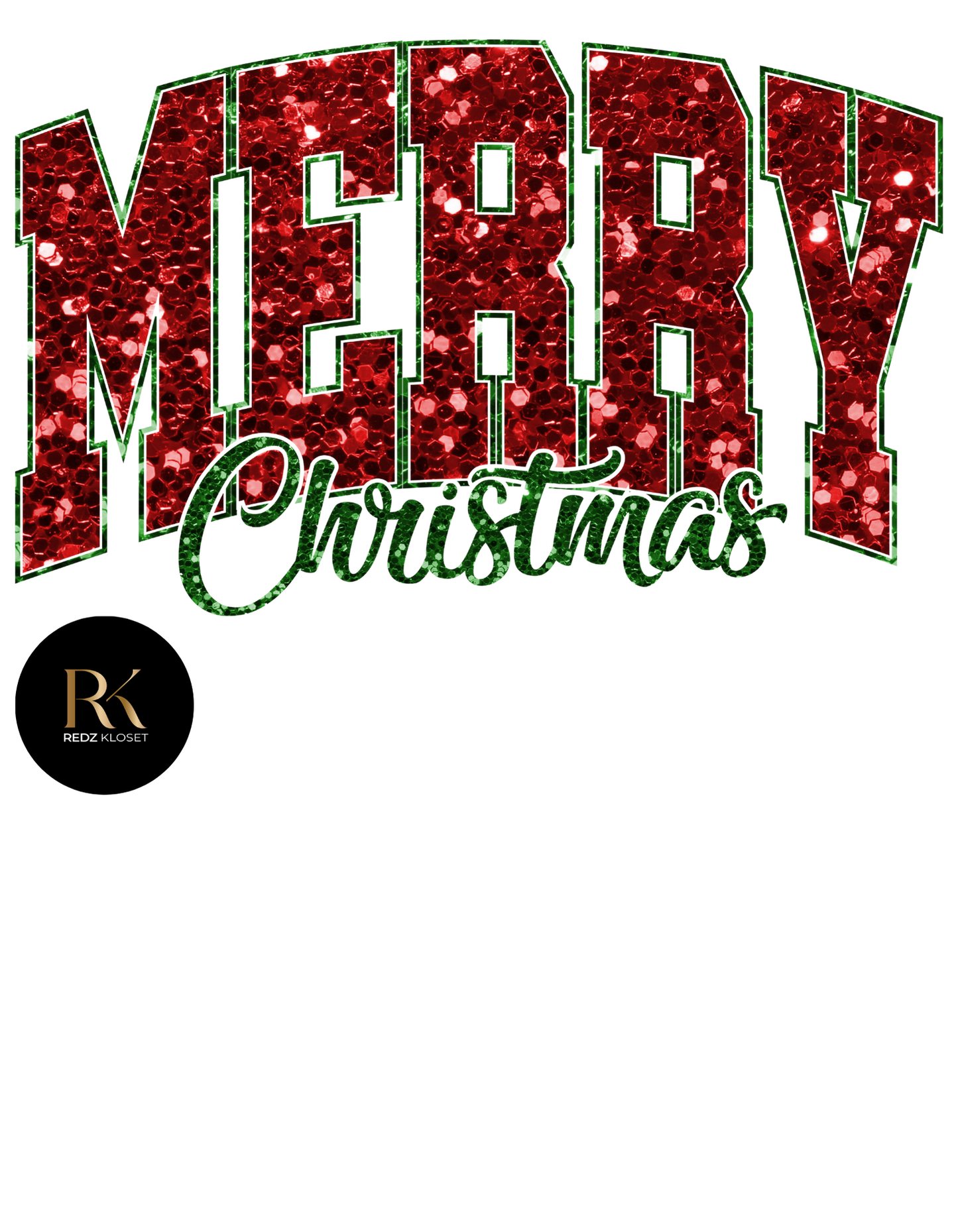 "Merry Christmas" DTF Transfer #027