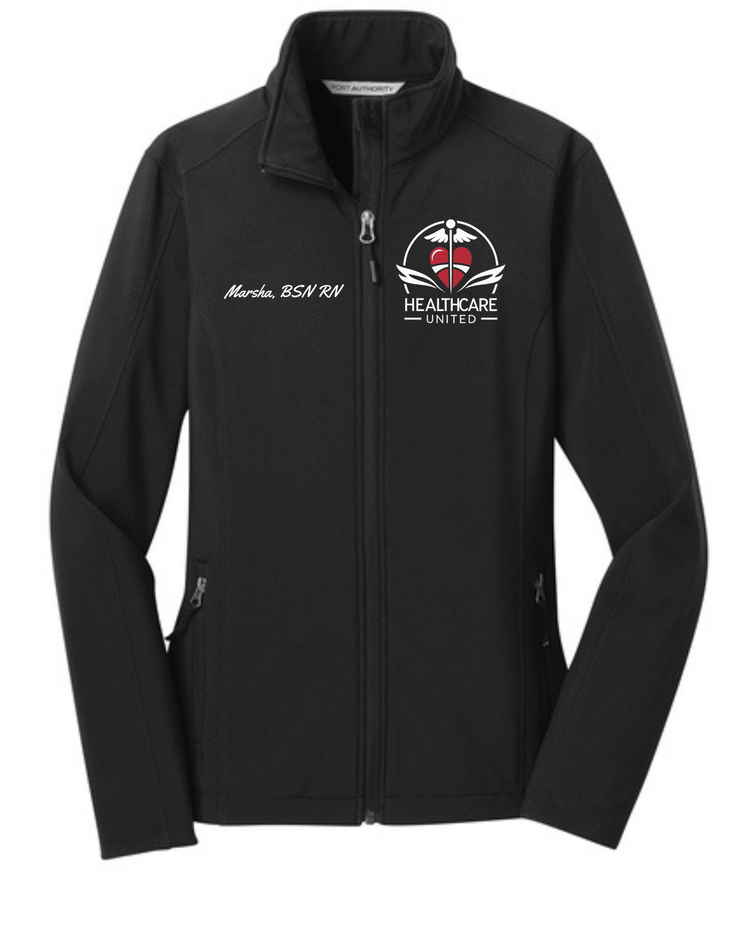 Custom Women's Core Soft Shell Jacket (Embroidery)