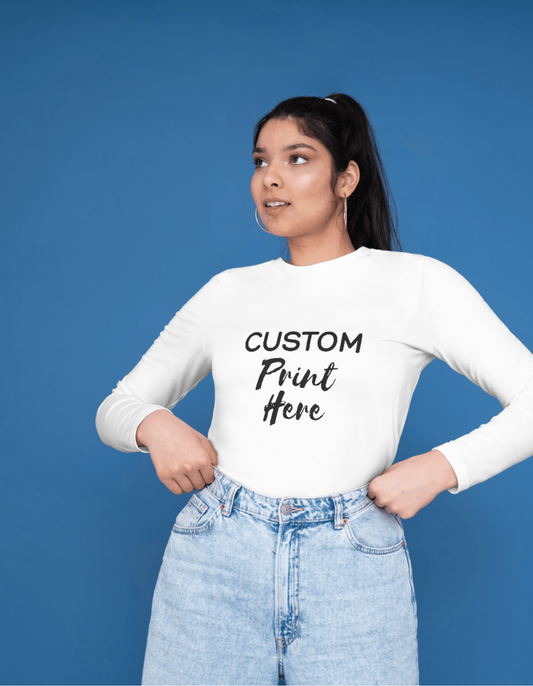 Custom Long Sleeve T-shirt